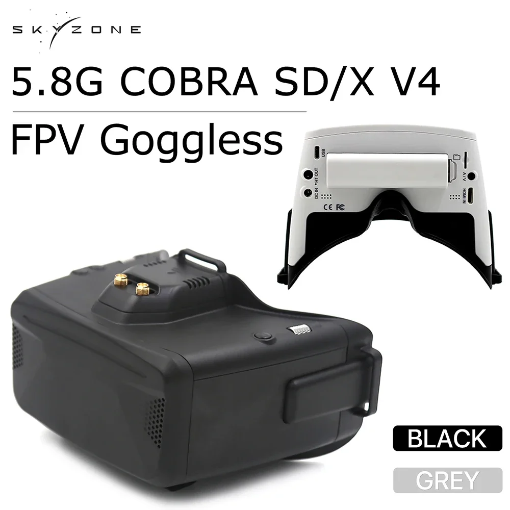 Skyzone 5.8G Cobra SD/X V4 FPV - Skyzone Sky04O Pro Fpv Goggles recensione e prezzo